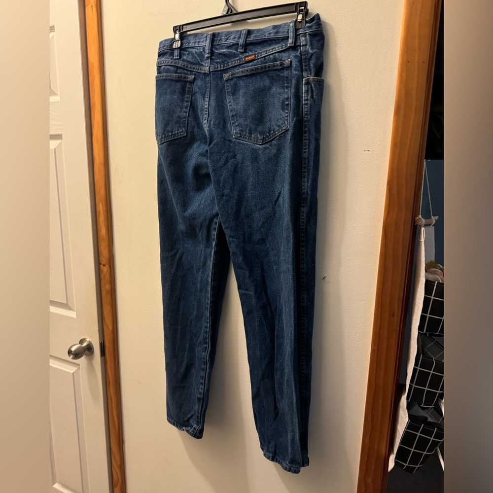 Rustler Denim Blue Jeans 34x32 - Picture 4 of 10